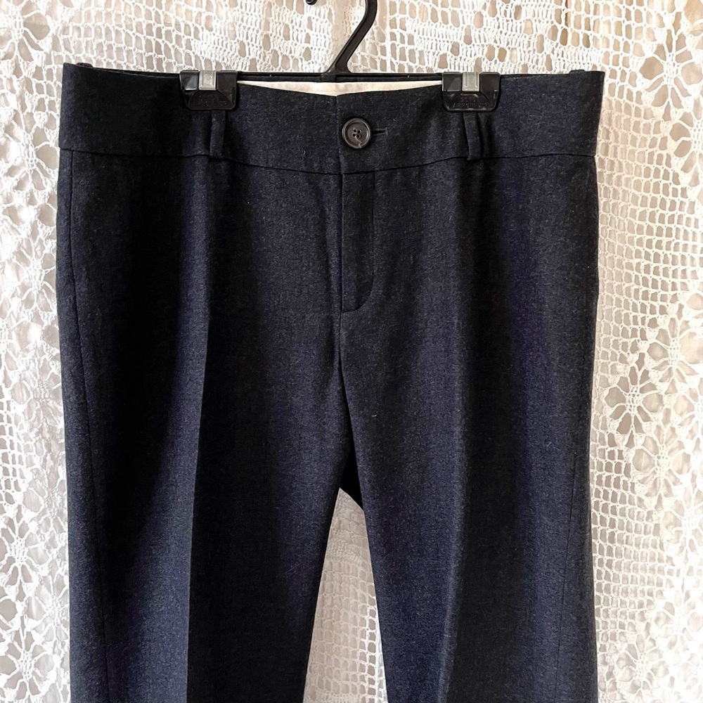 Banana Republic Dark Gray Wool Trousers